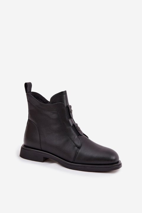 Botki Model DA MK52-026 Black - Step in style Step in style