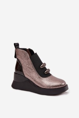 Botki Model DA MR52-106 Metall - Step in style Step in style