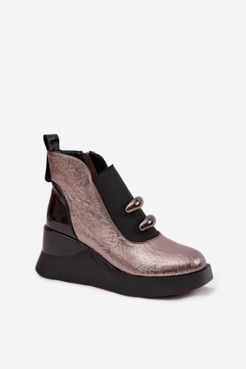 Botki Model DA MR52-106 Metall - Step in style Step in style