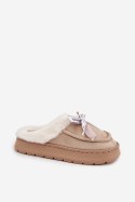 Kapcie Model Fenella BJJ9725 Beige - Step in style Step in style