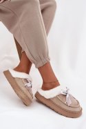 Kapcie Model Fenella BJJ9725 Beige - Step in style Step in style