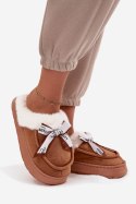 Kapcie Model Fenella BJJ9725 Brown - Step in style Step in style
