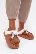 Kapcie Model Fenella BJJ9725 Brown - Step in style Step in style