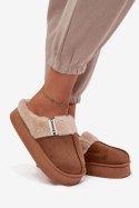 Kapcie Model Parisse DMH9719 Camel - Step in style Step in style