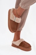 Kapcie Model Parisse DMH9719 Camel - Step in style Step in style