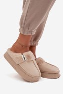 Kapcie Model Parisse DMH9719 Light Beige - Step in style Step in style