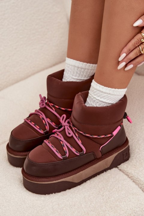 Śniegowce Model D.Franklin DFSH371015 Czekolada - Step in style Step in style