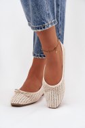Baleriny Model Belirra 21-40 Ecru - Step in style Step in style