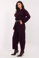 Spodnie Damski Model IT-SP-258009.83 Dark Violet - Italy Moda Italy Moda