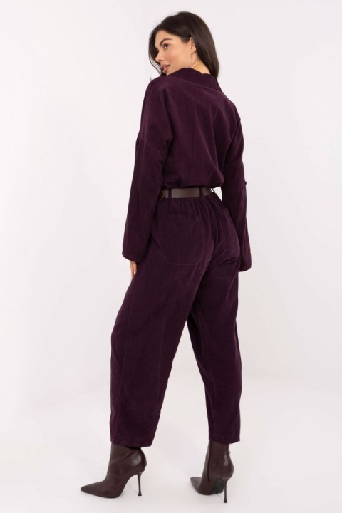 Spodnie Damski Model IT-SP-258009.83 Dark Violet - Italy Moda Italy Moda