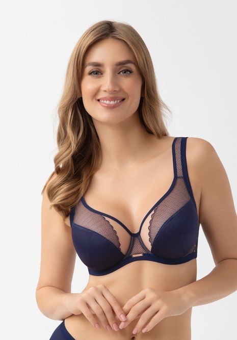 BIUSTONOSZ SOFT LUISSE K441/1 GRANATOWY GORSENIA