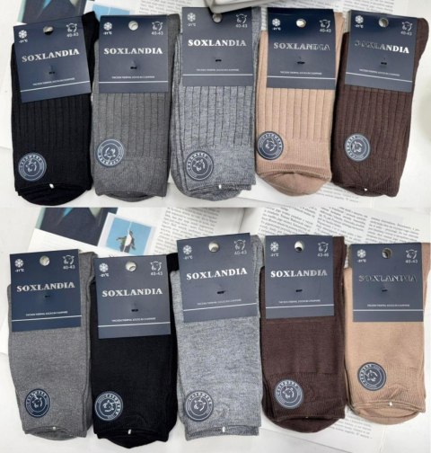 SKARPETY MĘSKIE KASZMIR 043 WIK