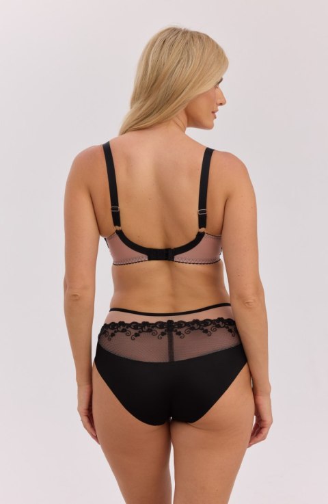 BIUSTONOSZ SEMI-SOFT FATMA BSO 1374 CZARNY-MOKKA GAIA