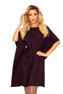 287-12 SOFIA Sukienka motyl - CZARNA 287-12 SOFIA Sukienka motyl - CZARNA