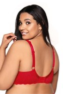 Biustonosz push up Biustonosz Usztywniany Model Carmela Big M-053/22 Red - Mat Mat Biustonosz push up Biustonosz Usztywniany Model Carmela Big M-053/22 Red - Mat Mat