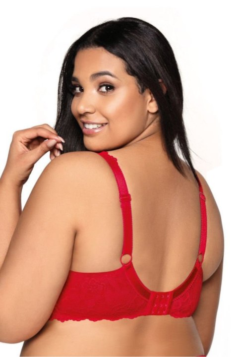 Biustonosz push up Biustonosz Usztywniany Model Carmela Big M-053/22 Red - Mat Mat Biustonosz push up Biustonosz Usztywniany Model Carmela Big M-053/22 Red - Mat Mat