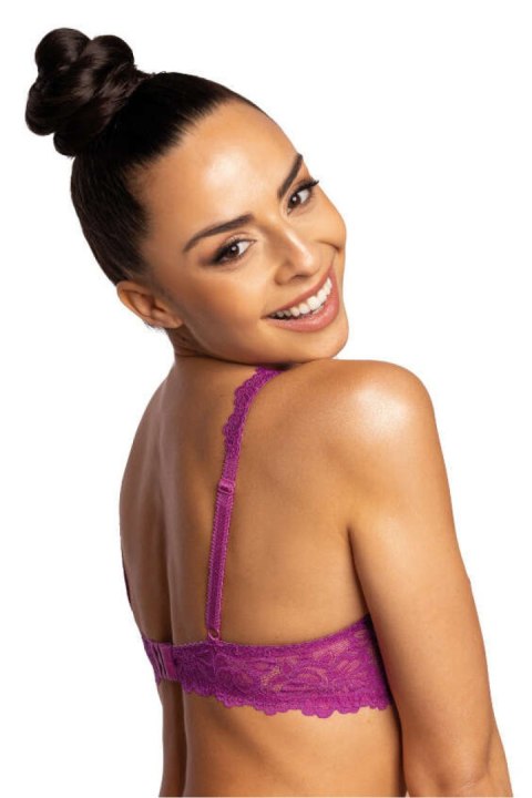 Biustonosz push up Biustonosz Usztywniany Model Carmela M-053/22 Magenta - Mat Mat Biustonosz push up Biustonosz Usztywniany Model Carmela M-053/22 Magenta - Mat Mat