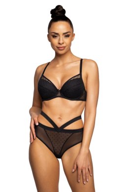 Biustonosz push up Biustonosz Push-up Model Dotssy M-3714/11 Black - Mat Mat