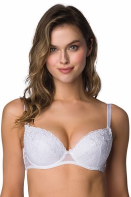 Biustonosz push up Biustonosz Push-up Model Elara M-3910/11 White - Mat Mat