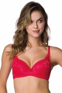 Biustonosz push up Biustonosz Push-up Model Hannah M-0115/11 Red - Mat Mat Biustonosz push up Biustonosz Push-up Model Hannah M-0115/11 Red - Mat Mat