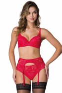 Biustonosz push up Biustonosz Push-up Model Hannah M-0115/11 Red - Mat Mat Biustonosz push up Biustonosz Push-up Model Hannah M-0115/11 Red - Mat Mat