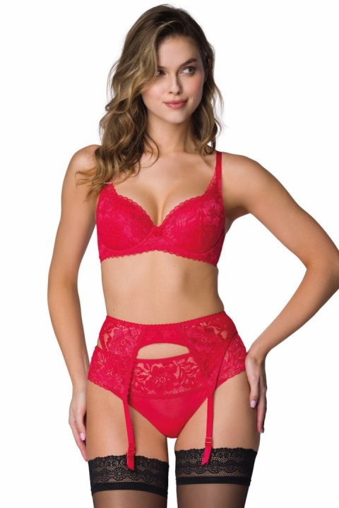 Biustonosz push up Biustonosz Push-up Model Hannah M-0115/11 Red - Mat Mat Biustonosz push up Biustonosz Push-up Model Hannah M-0115/11 Red - Mat Mat