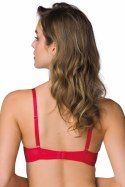 Biustonosz push up Biustonosz Push-up Model Hannah M-0115/11 Red - Mat Mat Biustonosz push up Biustonosz Push-up Model Hannah M-0115/11 Red - Mat Mat
