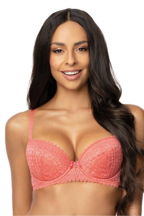 Biustonosz push up Biustonosz Push-up Model Maddie M-3633/11 Coral - Mat Mat Biustonosz push up Biustonosz Push-up Model Maddie M-3633/11 Coral - Mat Mat