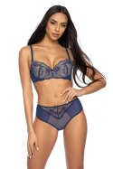 Biustonosz push up Biustonosz Push-up Model Percy M-3530/11 Navy/Beige - Mat Mat Biustonosz push up Biustonosz Push-up Model Percy M-3530/11 Navy/Beige - Mat Mat