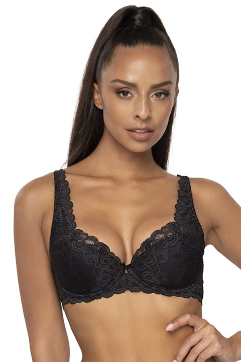 Biustonosz push up Biustonosz Usztywniany Model 3824/22 Natalie Big Black - Mat Mat Biustonosz push up Biustonosz Usztywniany Model 3824/22 Natalie Big Black - Mat Mat