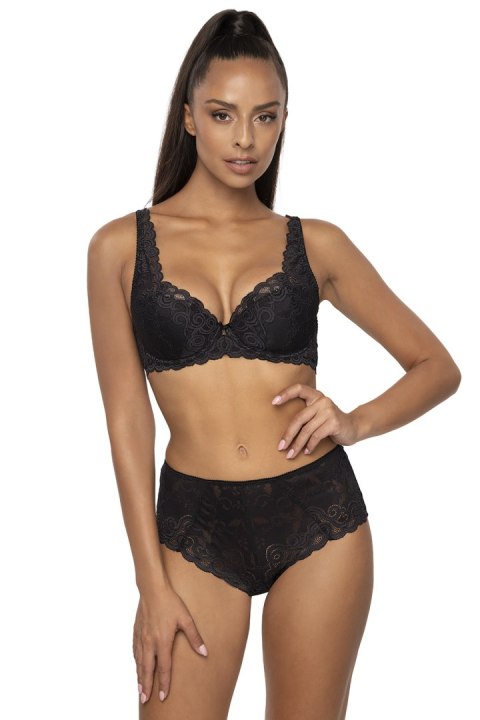 Biustonosz push up Biustonosz Usztywniany Model 3824/22 Natalie Big Black - Mat Mat Biustonosz push up Biustonosz Usztywniany Model 3824/22 Natalie Big Black - Mat Mat