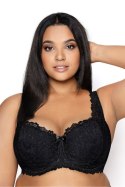 Biustonosz push up Biustonosz Usztywniany Model Carmela Big M-053/22 Black - Mat Mat Biustonosz push up Biustonosz Usztywniany Model Carmela Big M-053/22 Black - Mat Mat