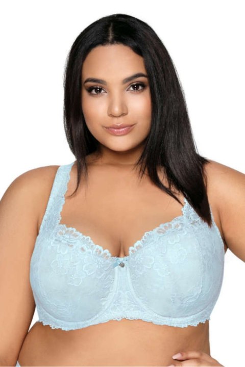 Biustonosz push up Biustonosz Usztywniany Model Carmela Big M-053/22 Błękit - Mat Mat Biustonosz push up Biustonosz Usztywniany Model Carmela Big M-053/22 Błękit - Mat Mat