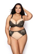 Biustonosz push up Biustonosz Usztywniany Model Hellen M-0140/22 Black/Beige - Mat Mat Biustonosz push up Biustonosz Usztywniany Model Hellen M-0140/22 Black/Beige - Mat Mat