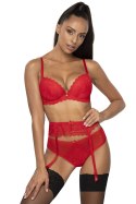 Gorsety, body, pasy Pas do pończoch Model 0198/3 Estelle Red - Mat Mat Gorsety, body, pasy Pas do pończoch Model 0198/3 Estelle Red - Mat Mat