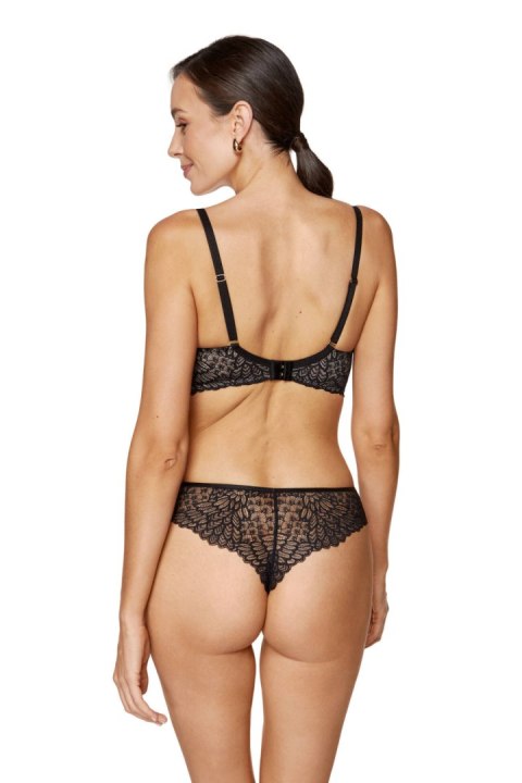 Biustonosz Soft Biustonosz Semi-Soft Model Celeste B3 Black - Gorteks Gorteks Biustonosz Soft Biustonosz Semi-Soft Model Celeste B3 Black - Gorteks Gorteks