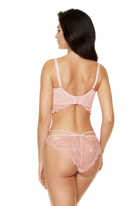 Biustonosz push up Biustonosz Usztywniany Model Charlize B4 Pink - Gorteks Gorteks Biustonosz push up Biustonosz Usztywniany Model Charlize B4 Pink - Gorteks Gorteks