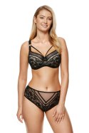 Biustonosz push up Biustonosz Usztywniany Model Gwen B4 Black - Gorteks Gorteks Biustonosz push up Biustonosz Usztywniany Model Gwen B4 Black - Gorteks Gorteks