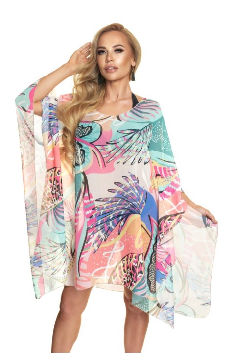 Sukienka Plażow Tunika Model Padma 23 Multicolor - Irall Irall Sukienka Plażow Tunika Model Padma 23 Multicolor - Irall Irall