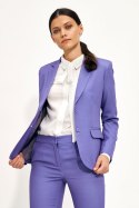 Klasyczna fioletowa marynarka Z46 Violet - Nife Nife
