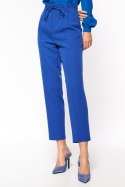 Spodnie Chabrowe spodnie typu paperbag SD67 Blue - Nife Nife Spodnie Chabrowe spodnie typu paperbag SD67 Blue - Nife Nife