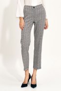 Spodnie Eleganckie spodnie chino w kratę SD74 Kratka - Nife Nife