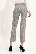 Spodnie Eleganckie spodnie chino w kratę SD74 Kratka - Nife Nife
