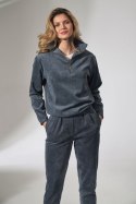 Bluza Damska Model M741 Blue - Figl Figl Bluza Damska Model M741 Blue - Figl Figl