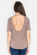 Bluzka M436 Beige - Figl Figl Bluzka M436 Beige - Figl Figl