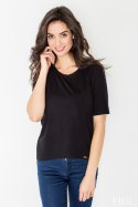 Bluzka M436 Black - Figl Figl Bluzka M436 Black - Figl Figl