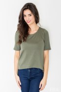 Bluzka M436 Green - Figl Figl Bluzka M436 Green - Figl Figl