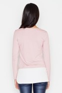 Bluzka Model 374 Pink - Figl Figl Bluzka Model 374 Pink - Figl Figl