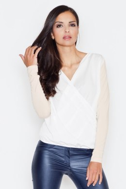 Bluzka Model 375 Beige - Figl Figl