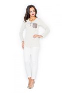 Bluzka Model M156 Beige - Figl Figl